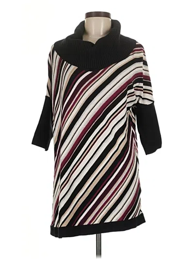 Pre-owned White House Black Market Poncho In Black