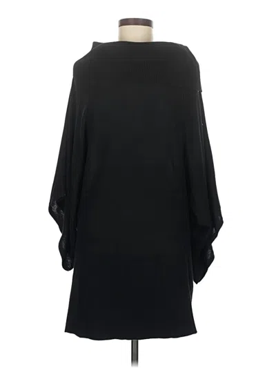 Pre-owned White House Black Market Poncho In Black