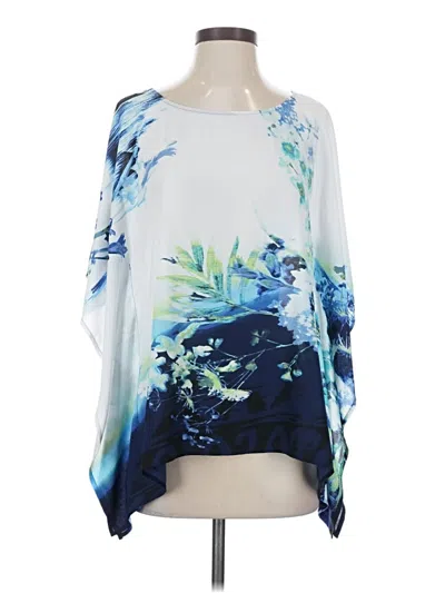 Pre-owned White House Black Market Poncho In Blue