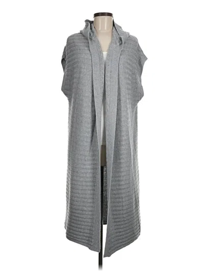 Pre-owned White House Black Market Poncho In Gray