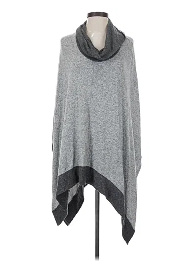 Pre-owned White House Black Market Poncho In Gray
