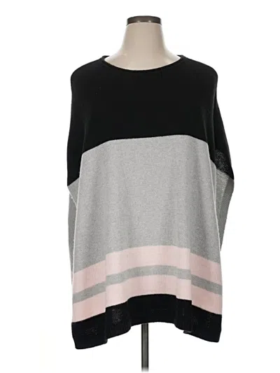 Pre-owned White House Black Market Poncho In Gray