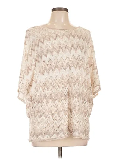 Pre-owned White House Black Market Poncho In Ivory