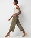 White House Black Market Pret Cargo Wide Leg Cropped Pant