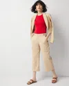 White House Black Market Pret Cargo Wide Leg Cropped Pant