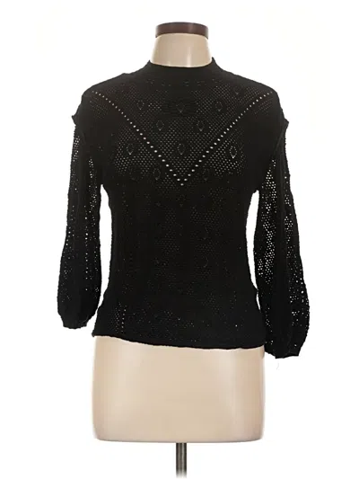 Pre-owned White House Black Market Pullover Sweater In Black