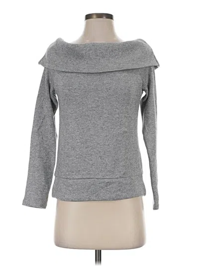White House Black Market Pullover Sweater In Gray