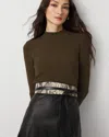 White House Black Market Python Obi Belt In Multi