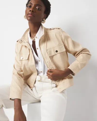 White House Black Market Relaxed Utility Jacket