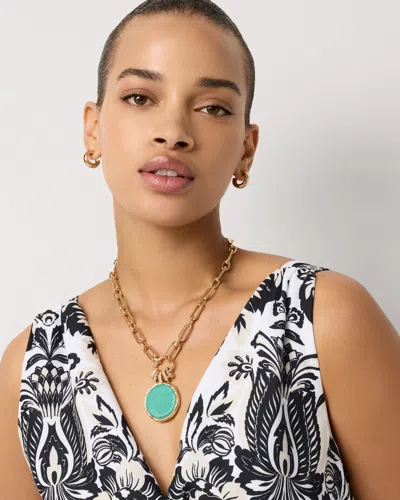 White House Black Market Reversible Pendant Necklace |