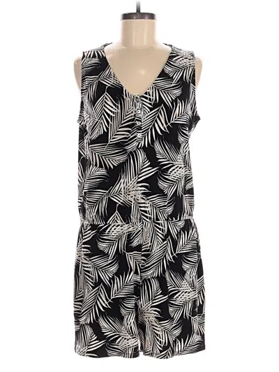 Pre-owned White House Black Market Romper In Black