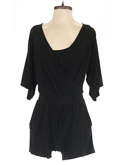 Pre-owned White House Black Market Romper In Black