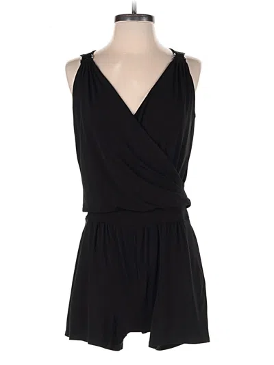 Pre-owned White House Black Market Romper In Black