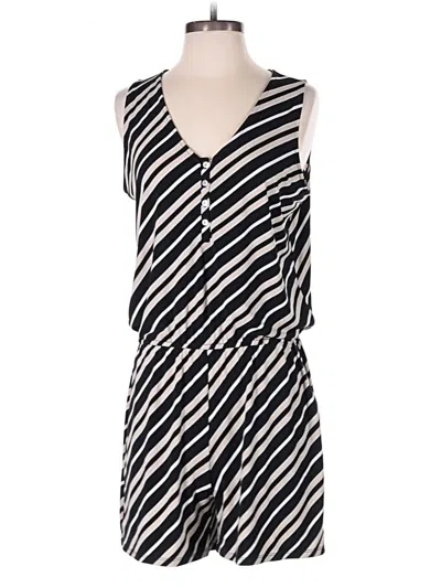 Pre-owned White House Black Market Romper In Black