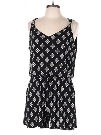 Pre-owned White House Black Market Romper In Black