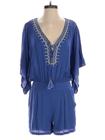 Pre-owned White House Black Market Romper In Blue