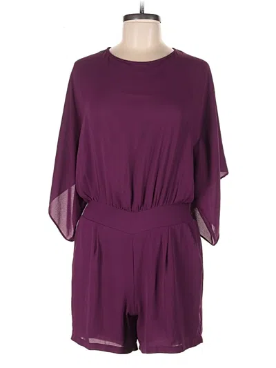 Pre-owned White House Black Market Romper In Purple