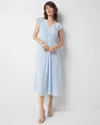 White House Black Market Ruched Midi Dress