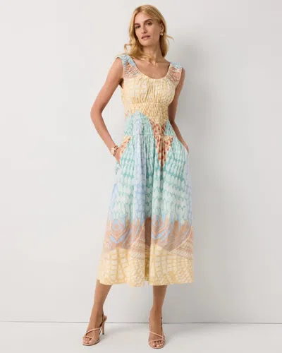 Ruched Tank Midi Dress from White House Black Market