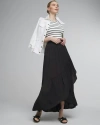 WHITE HOUSE BLACK MARKET RUFFLE MIDI SKIRT