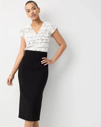White House Black Market Satin Blouse Sheath Dress