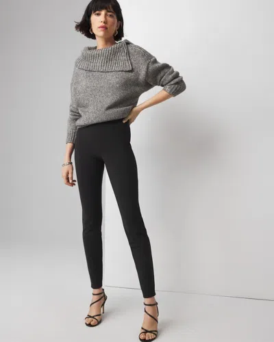 White House Black Market Scuba Leggings In Black