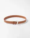 WHITE HOUSE BLACK MARKET SCULPTURED BUCKLE DENIM BELT