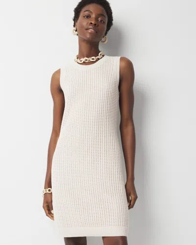 White House Black Market Sequin Crochet Mini Dress