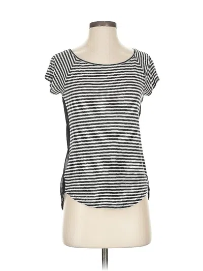 Pre-owned White House Black Market Short Sleeve T-shirt In Black