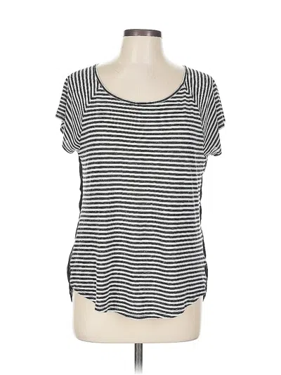 Pre-owned White House Black Market Short Sleeve T-shirt In Black