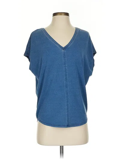 Pre-owned White House Black Market Short Sleeve T-shirt In Blue