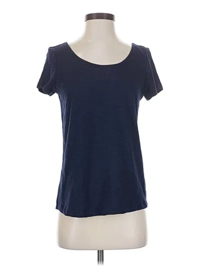 White House Black Market Short Sleeve T-shirt In Blue