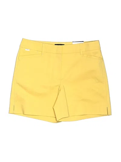 White House Black Market Shorts In Yellow