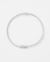 White House Black Market Silver Sculptural Collar |