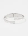 White House Black Market Silver Sculptural Cuff |