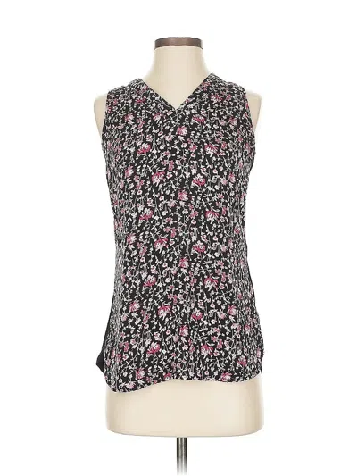 Pre-owned White House Black Market Sleeveless Blouse In Black