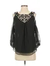 White House Black Market Sleeveless Blouse In Black