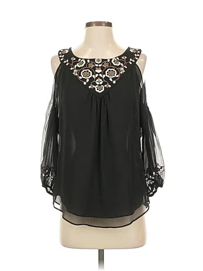 White House Black Market Sleeveless Blouse In Black