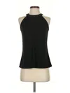 White House Black Market Sleeveless Blouse In Black