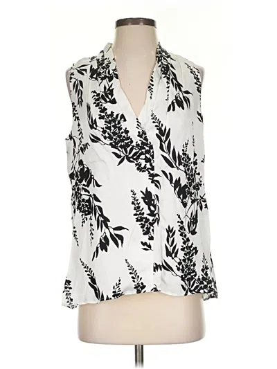 White House Black Market Sleeveless Blouse In Multi