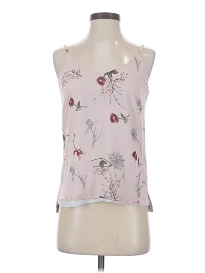 White House Black Market Sleeveless Blouse In Pink