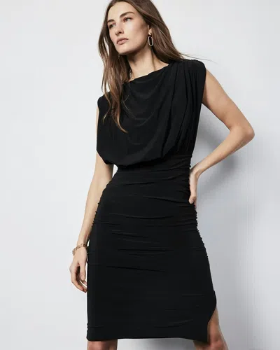 White House Black Market Sleeveless Bodycon Dress In Black