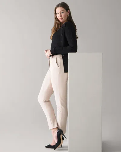 White House Black Market Slim Ankle Comfort Stretch Pants In Biscotti