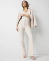 White House Black Market Slim Bootcut Pants In Pearl Dust