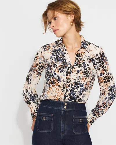 White House Black Market Soft Shirt In Neutral