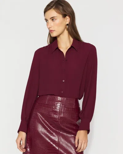 White House Black Market Soft Shirt In Red