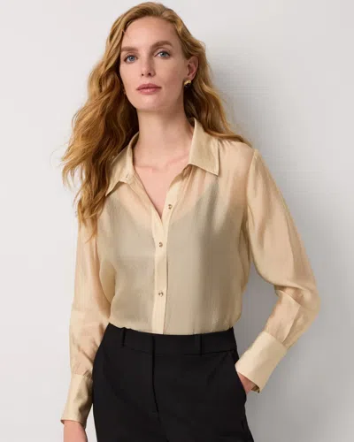 White House Black Market Soft Shirt With Shine