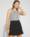 White House Black Market Space-dyed Sweater Tank Top In Multi