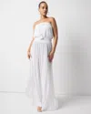 White House Black Market Strapless Maxi Coverup