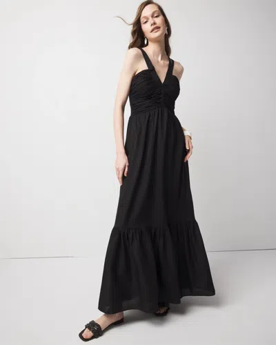 White House Black Market Strappy Halter Maxi Dress